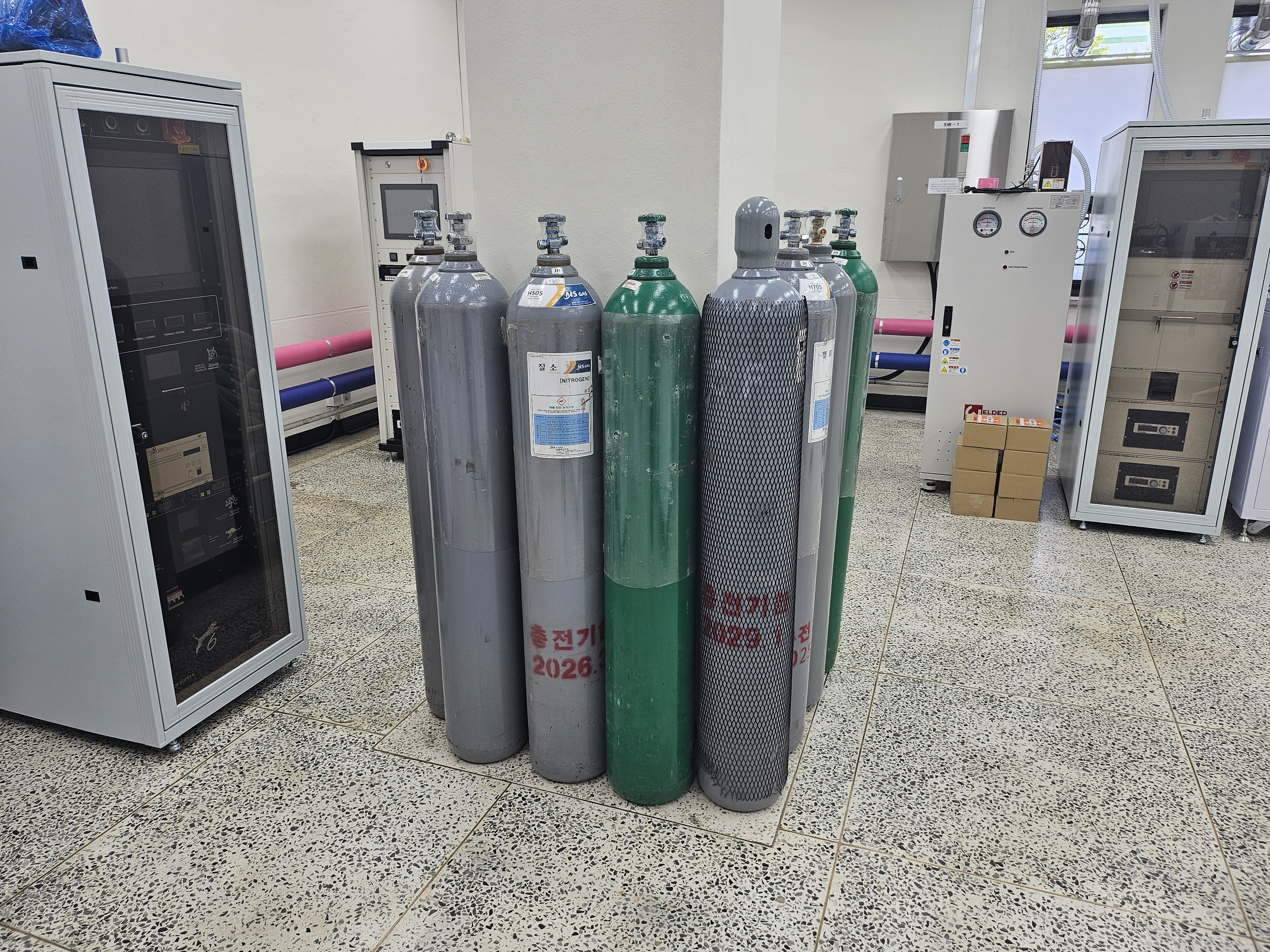 기업/대학/관공서 연구실 고순도 가스 공급